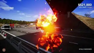 Dangerous Driving Danger Zone 2 - Power Steering - Hit All 3 Checkpoints Platinum Medal