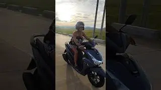 #jazda moim nowym dzieckiem #yamaha #motocykl #mio gravis #szorty