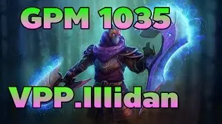 Illidan Antimage 1000+ GPM/XPM World Record Dota 2 Fullgame
