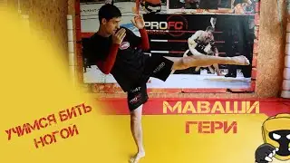 Как бить маваши - гери в корпус и в голову / Основы ММА