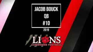 Jacob Bouck Highlights 2019 - Cambridge Lions