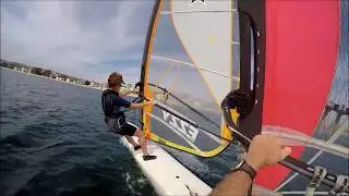 Tandem Windsurf Board Maiden Voyage