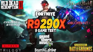 R9 290X + i5 10400F - Test in 9 Games in 2025