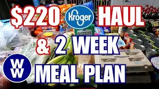 Kroger Grocery Haul September 2022🛒 & WW (Weight Watchers)Meal Plan | 2 Weeks of WW Friendly Dinners