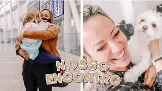 Minha mãe chegou no Canadá!