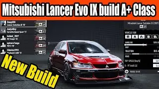 Mitsubishi Lancer Evo IX build A+ Class in NFS Unbound - New Build