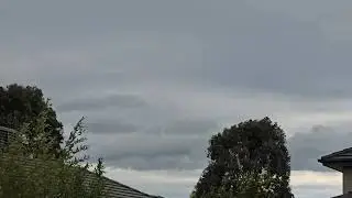 Fast Moving Clouds due to Windy Conditions in Melbourne