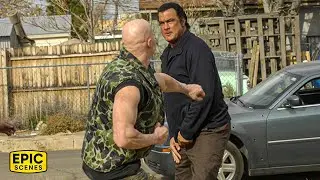 Steven Seagal Destroys A Gang  - Urban Justice