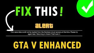 How to Fix Your save data could not be loaded from Rockstar cloud servers at this time! GTA 5 Online