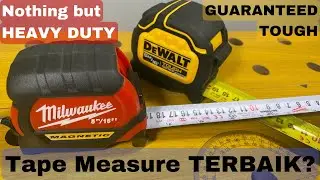 Review Meteran Terbaik DeWaLT VS Milwaukee. Mencari Tape Measure Terbaik