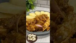 The Authentic Ghana Garden Egg Stew Made Simple #shorts #cooking #food #ghana #sweetadjeley #youtube