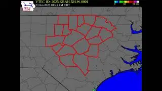 1050 hz Extreme Heat Warning for Central North Carolina, obtained via broadcastify stream - 6/23/25