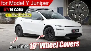 🔥 Лучшие 19-дюймовые колпаки на колеса для новой Tesla Model Y Juniper &ndash; аэродинамические колпаки...