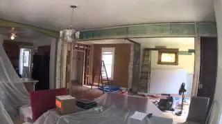 House Living Room Remodel Time lapse