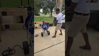 Graco 695 XT ProContractor Electric Airless Sprayer. #paintingbyjuan #gracopaintsprayers #graco695xt