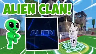 I joined the ALIEN clan 👽 (roblox bedwars)
