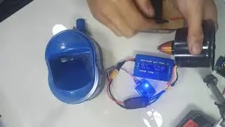 tes motor  edf 3000 kv menggunakan baterai jld