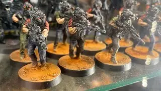 Black Powder Red Earth 28mm quick fire painting tutorial .