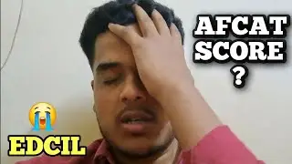Mera AFCAT ka Score ? 😭 EDCIL ne Aukaat Deekha di 😏 #afcat#edcil#answerkey#score 