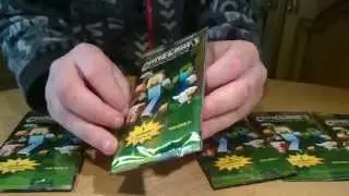 Minecraft Sticker Card Pack Opening