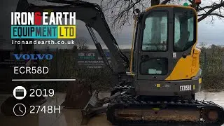 2019 Volvo ECR58D Excavator 