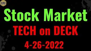 Stock market analysis. Big tech earnings after the bell. Trade ideas for a bear market. 4-26-2022