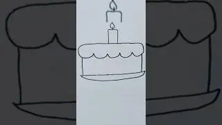 How to Draw a Yummy Cake for Kids! 🍰🎨