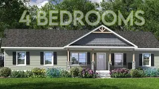 Carolina Stanley-4 bedroom CUSTOM MODULAR- Floor Plan Focus