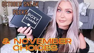 BOXYCHARM OCTOBER SNEAK PEEKS AND NOVEMBER CHOICE? | HOTMESS MOMMA MD