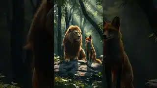 La ruse du renard 🦊 et le Lion 🦁 affam&eacute; : LA V&Eacute;RIT&Eacute; CACH&Eacute;E