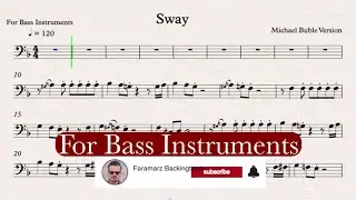 Sway - Michael Buble Version - Play along for Bass Instruments