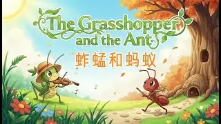 (HSK 1–2) Are you the Ant or the Grasshopper? | 你是蚂蚁还是蚱蜢？一个简单的中文故事 | Daily Mandarin Podcast