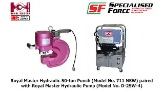Revolutionize Your Punching Game with the Royal Master Hydraulic Punch System!