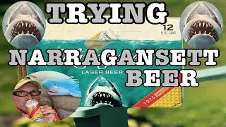 Trying Narragansett Beer for the first time! | Made famous in Jaws | Quint&rsquo;s favorite beer!🦈