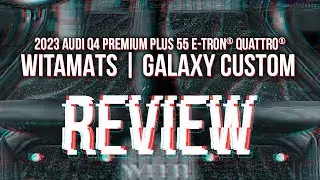 Witamats Review | Custom Car Floor Mats | Audi Q4 e-tron | @Witamats