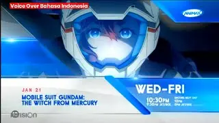 ANIMAX Asia - Mobile Suit Gundam: The Witch From Mercury - Promo (VO Bahasa Indonesia)[via K&bull;Vision]