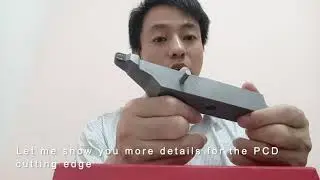 Slugger Diamond PCD tipped turning tools with chip breaker