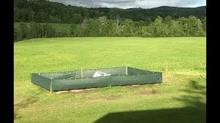Wind Fence around garden