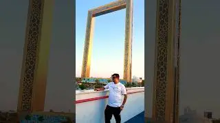Dubai frame 🖼️ Beautiful view ❤️ #travel #love #uae #dubai #trending #dxbramjivlogs