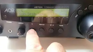 AOR NB7030 Audio Notch Filter Demo