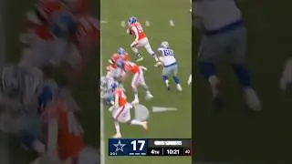 Dak gets PICKED OFF by Tillman and takes it to midfield Cowboys vs Broncos #shorts #nfl #cowboys