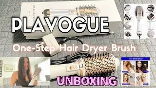 UNBOXING | PLAVOGUE  One-Step Hair Dryer Brush | All-in-one hot air comb