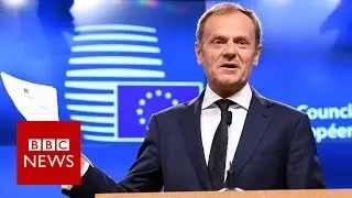 Article 50: 'We already miss you' - Donald Tusk - BBC News