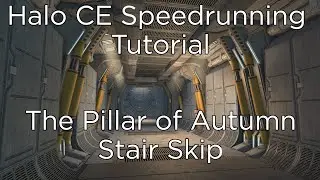 Halo CE Speedrun - The Pillar of Autumn - Stair Skip Tutorial