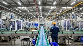 How Plastic Bottles Are Made Inside a Factory.