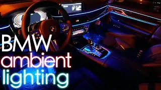 Освещение салона BMW и Sky Lounge | Голосовое управление освещением