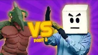 Midori No Kaiju vs. Dr. Cube part 2! Who Will Win?!? | Classic Kaiju Bouts