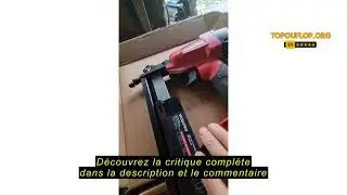 Avis sur la WORKPRO Agrafeuse Pneumatique Multifonctionnelle 2 en 1, 18GA, Cloueuse Pneumatique avec