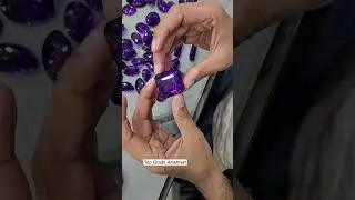 Top Quality Amethyst Faceted stone from African mines #amethyst