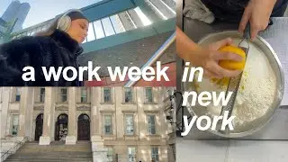 working in New York City (Work Vlog)